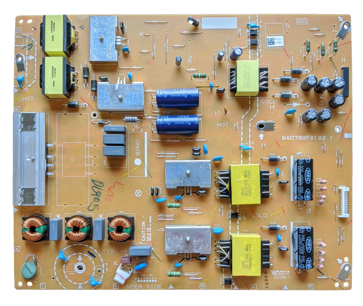 ADL90MPW-001 Philips Power Supply, ADL90MPW, BAD790F0102 1, 75PUL7552/F7