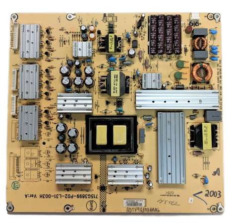 ADTV9Q808AAA6 Hitachi Power Supply, 715G3899-P02-L31-003H, (T)9Q808AAA6, LE42S704