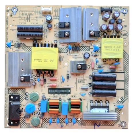 ADTVH1812AB2 Vizio Power Supply, (X)ADTVH1812AB2 , 715G9165-P01-001-003M , D43-F1