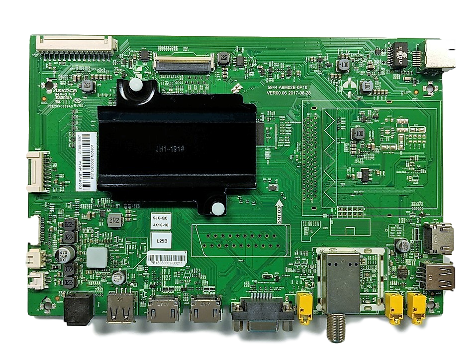 AE0011597 RCA Main Board, 5844-A9M02B-0P10 VER00.06, D65RWB714-U-A-I, RNSMU6536, RNSMU5036