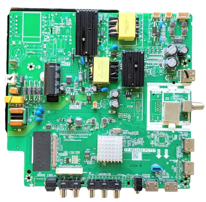 AE0011742 RCA Main Board/Power Supply, E203640, TP.MS3458.PC757, Z20061324, RTU4300