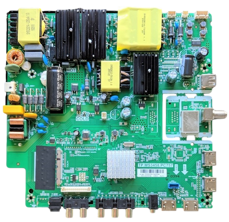 AE0012148 RCA Main Board/Power Supply, AE0012148, TP.MS3458.PC757, RTU5540-B