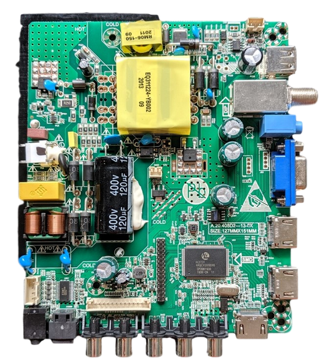 AE0013276 RCA Main Board, 408D2-A6, S01200302005, RLDED4016A-H