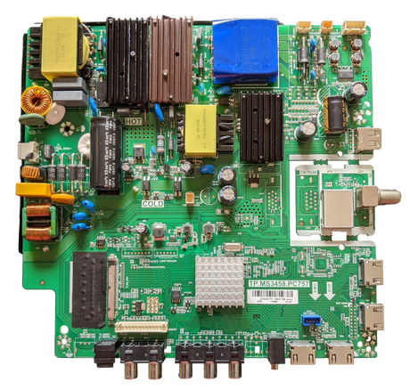 AE0013364 RCA Main Board, TP.MS3458.PC757, AE0013364, RLDED5098-B-UHD