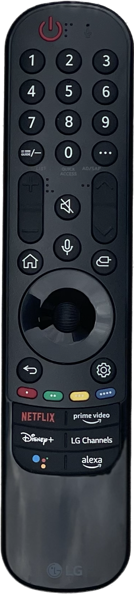 Original MR22GA Magic Remote for LG TVs Made in 2022 Plus Additional Remote  AKB75095307 with Channel Numbers