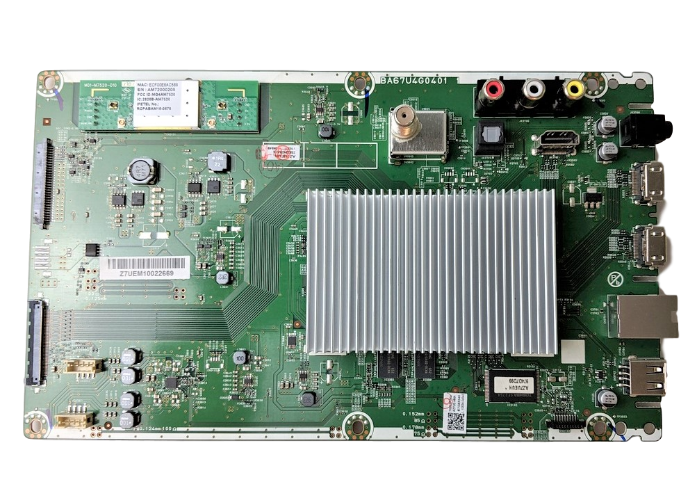 AZ7UEMMA-001 Philips Main Board, BA67U4G0401 1, AZ7UEUH, AZ7UE-MMA, 50PFL5601/F7B