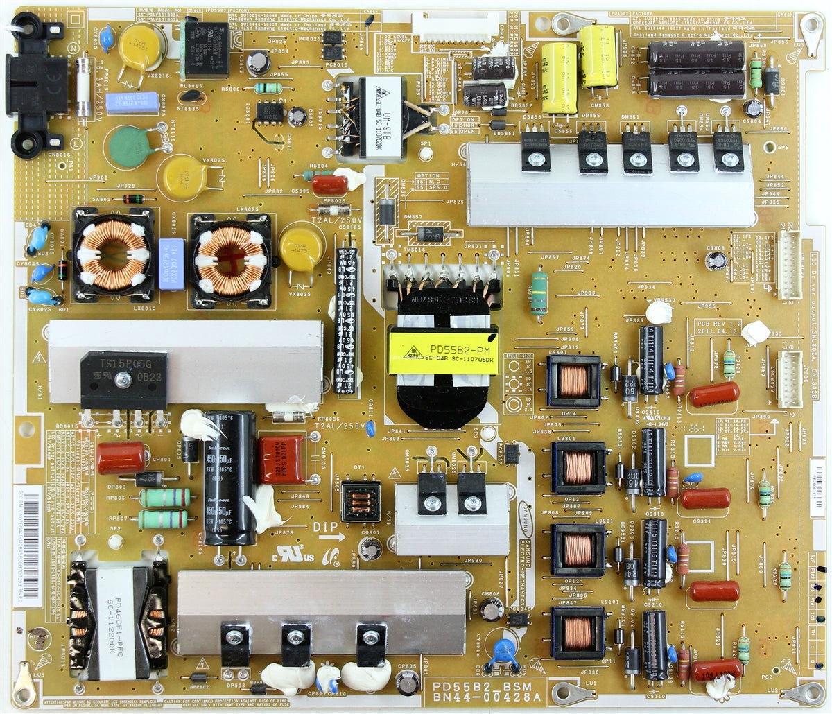 BN44-00428A Samsung TV Module, power supply, PD55B2_BSM, UN55D7000LFXZA, UN55D6420UFXZA