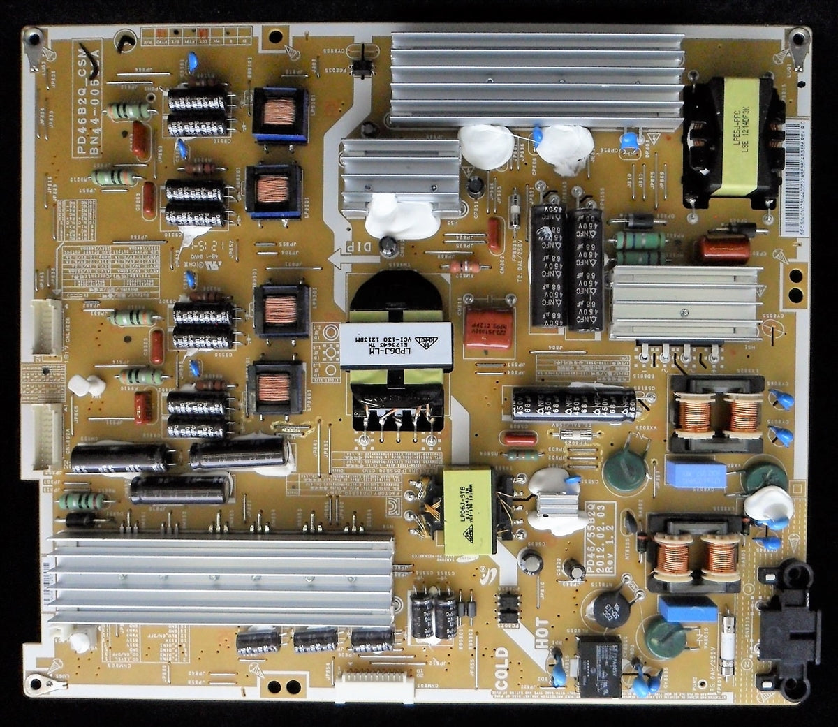 BN44-00522A Samsung Power Supply, PD46155B2Q_CSM, PSLF131Q04A, UN46ES7100FXZA, UN46ES7500FXZA, UN46ES8000FXZA