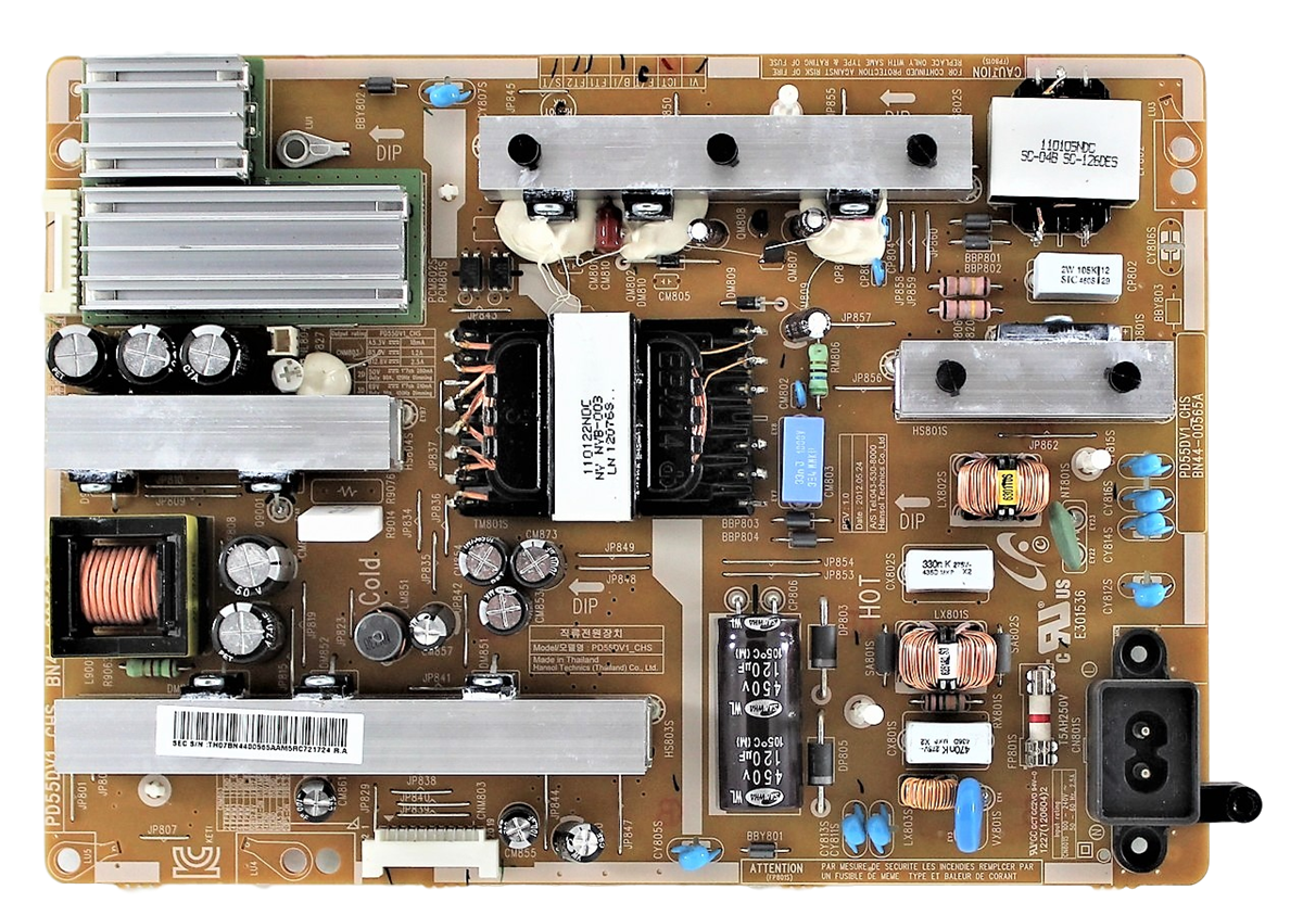 BN44-00565A Samsung TV Module, power supply board, PD55DVI_CHS, UN55EH6030FXZA