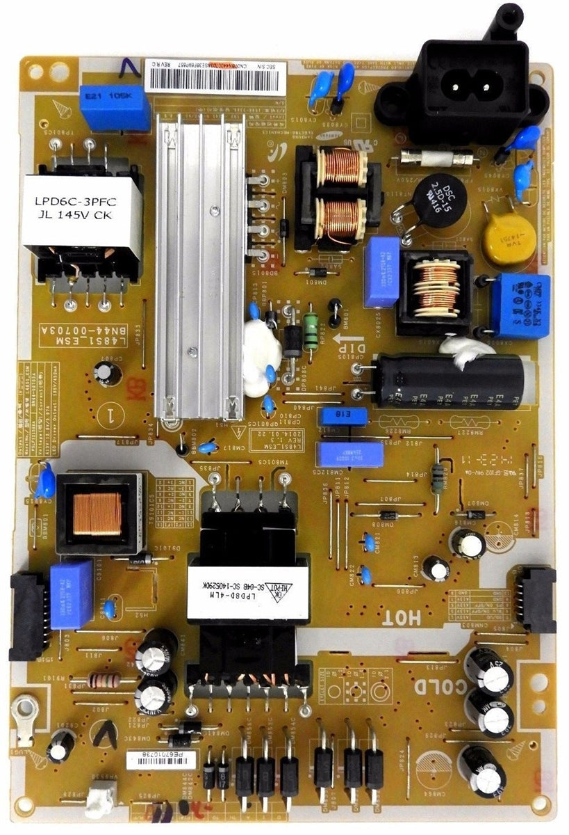 BN44-00703A Samsung TV Module, power supply, L48S1_ESM, PSLF121S06A, UN40H5500AFXZA, UN48H6350AFXZA, UN40H6350AFXZA, HG48NC670DFXZA, HG48NC690DFXZA, HG48NC677DFXZA, HG48ND677DFXZA, HG40NC690DFXZA