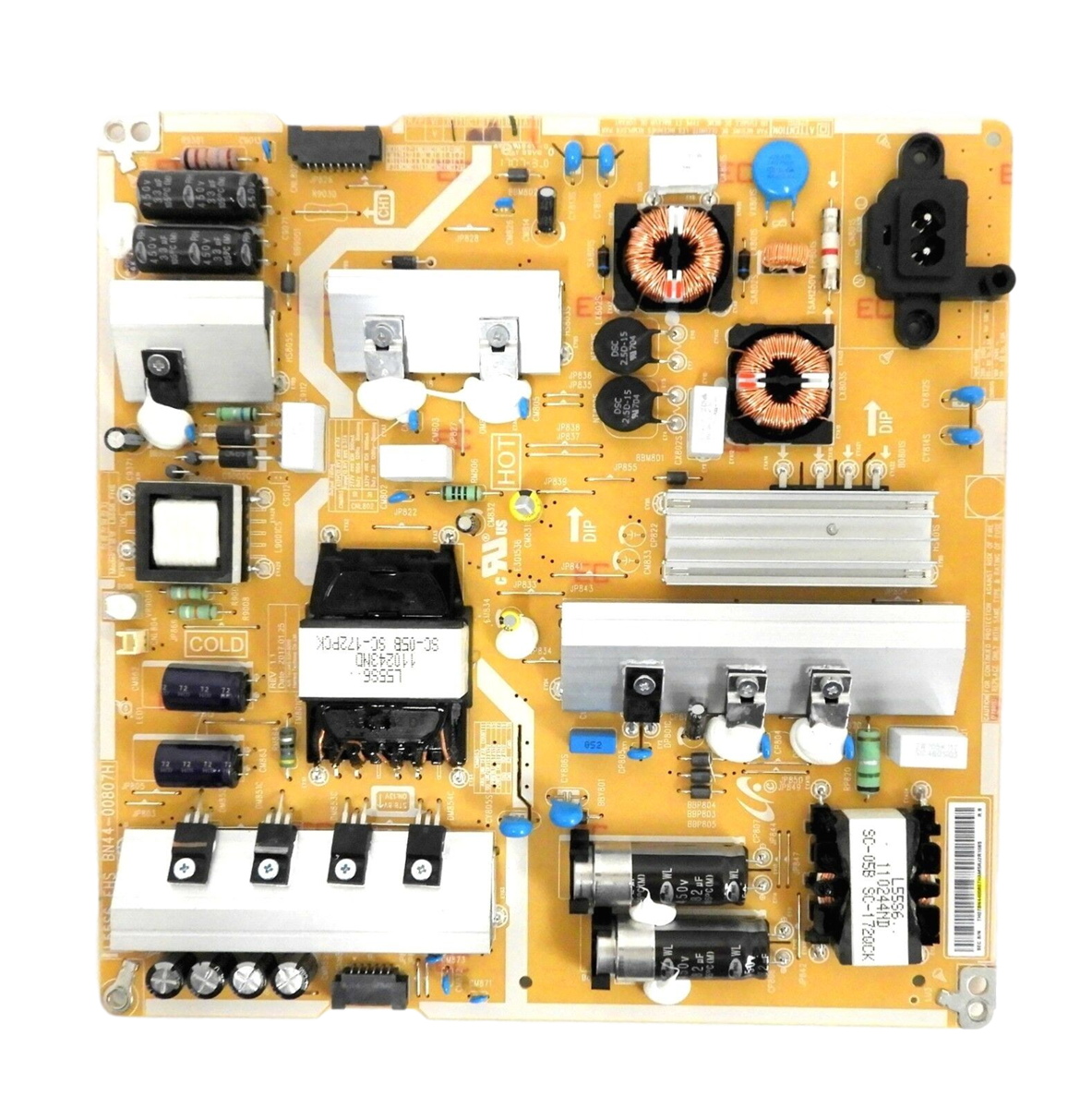 BN44-00807H Samsung Power Supply, L5556_FHS, L5556, HS804S, UN49MU6500FXZA, UN49MU6300FXZC, UN49MU6290FXZA, UN49MU6300FXZX, HG50NF690UFXZA