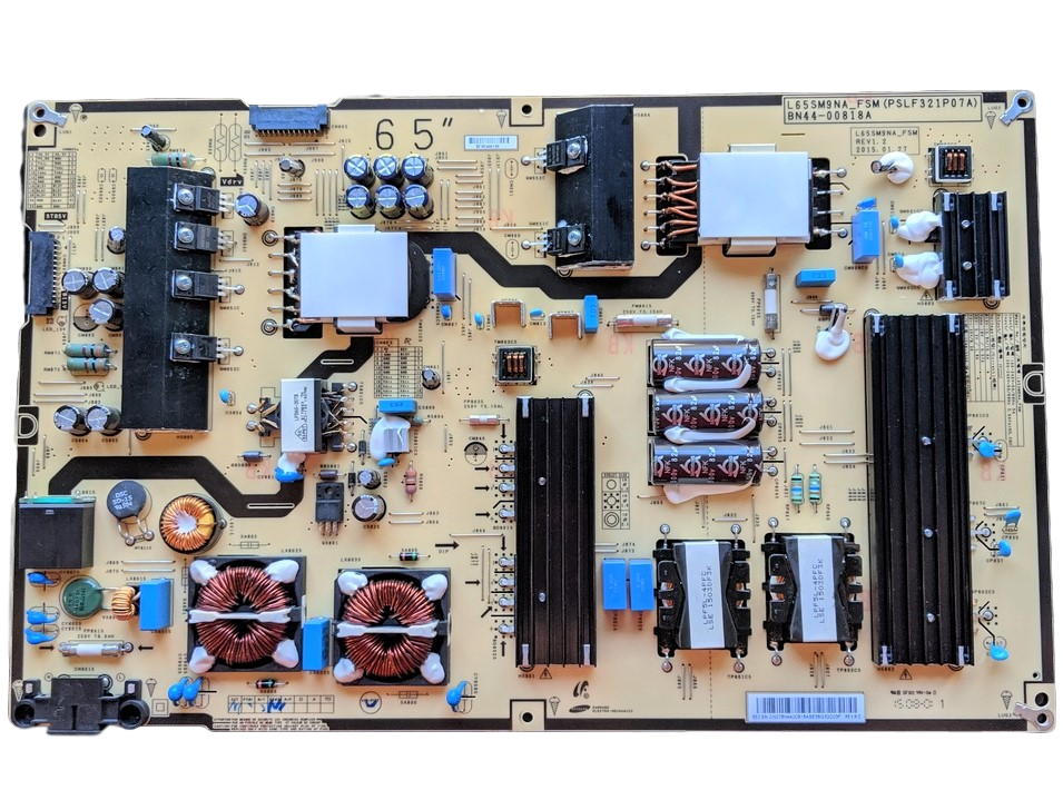 BN44-00818A Samsung TV Module, Power Supply, L65SM9NA_FSM, PSLF321P07A, UN65JS9500FXZA, UN65JS9500FXZA TS01, UN65JS9500FXZC, UN65JS9580QXZA