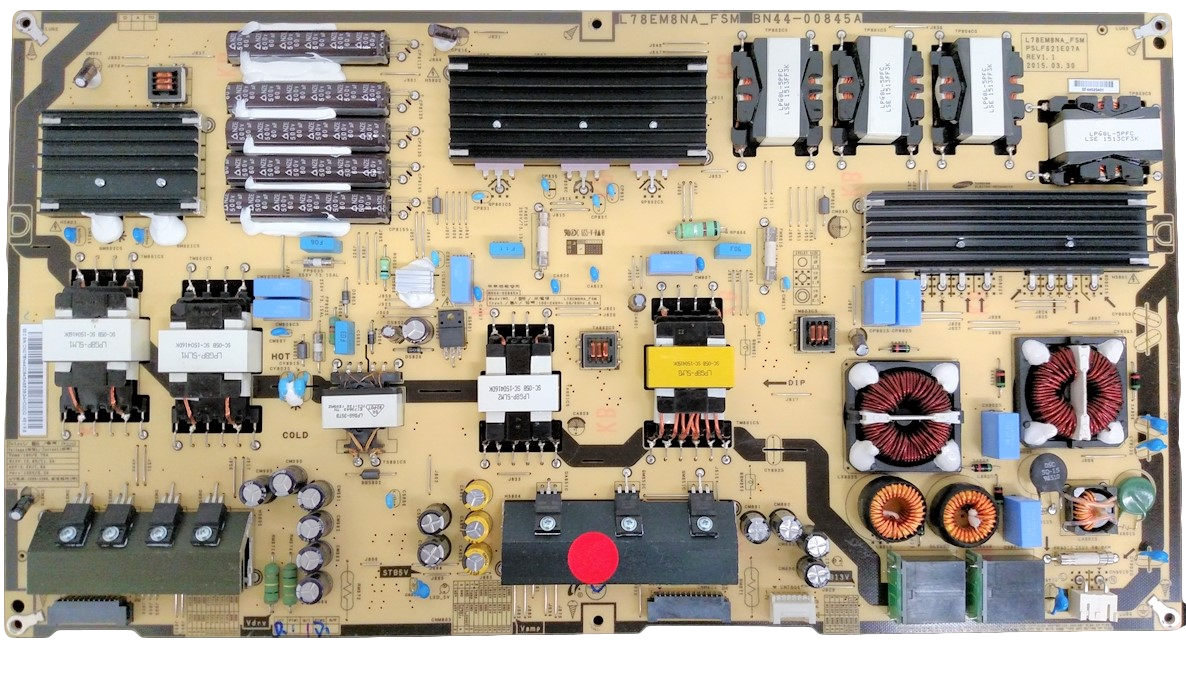 BN44-00845A Samsung Power Supply, L78EM8NA_FSM, PSLF621E07A, UN78JS9100FXZA