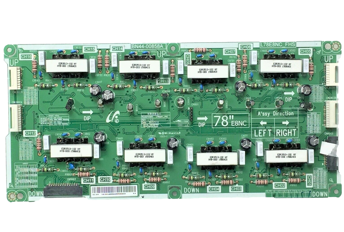 BN44-00858A Samsung Vss Driver board, Sub Power,  L78E8NC_FHS, 78"E8NC, UN78JS8600FXZA, UN78JS8600FXZA TH01