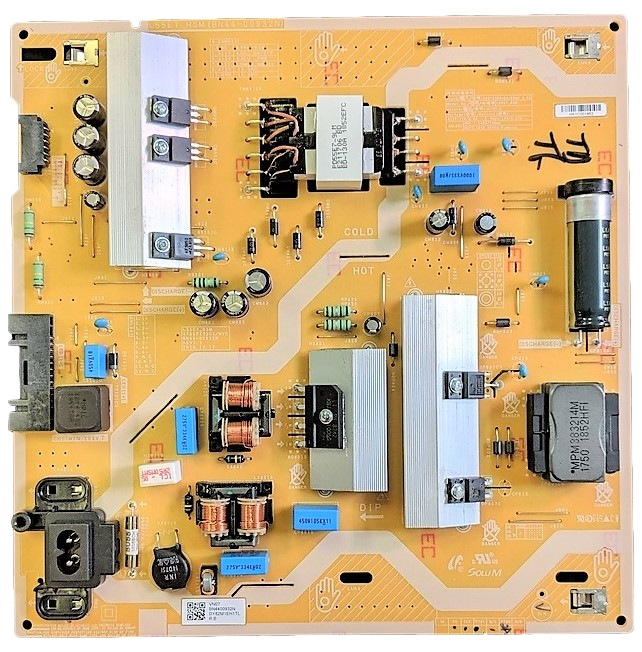 BN44-00932N Samsung Power Supply, L55E7_RSM, UN55RU7100FXZA, UN50RU7100FXZA, UN55RU7100FXZC, UN55RU7200FXZA, UN50RU7300FXZA, UN55RU7300FXZC, UN55RU730DFXZA, UN58RU7100FXZA, UN58RU710DFXZA, UN50RU7200FXZA, UN50RU7100FXZC, UN50RU710DFXZA