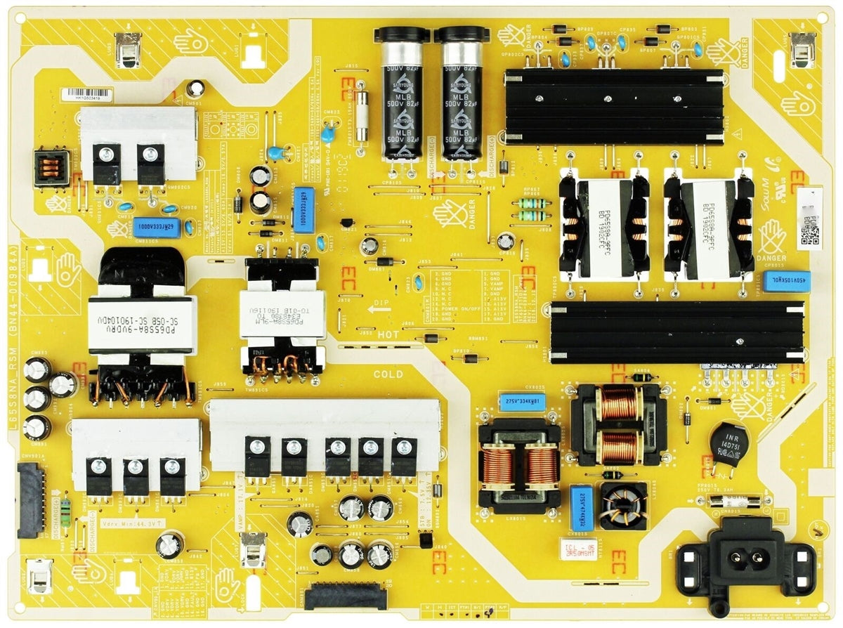 BN44-00984A Samsung Power Supply, L65S8NA_RSM, QN65Q80RAFXZA – TV