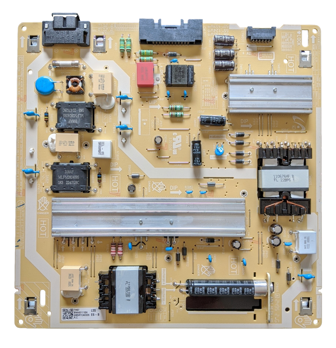 BN44-01110H Samsung Power Supply Board, TH07 , L55E6_BHS , UN55CU8000FXZA