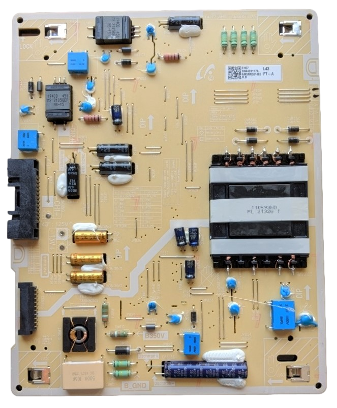 BN44-01117A Samsung Power Supply / LED Board, L43F7_AHS, QN43LS03AAFXZA, QN43LS03AAFXZA