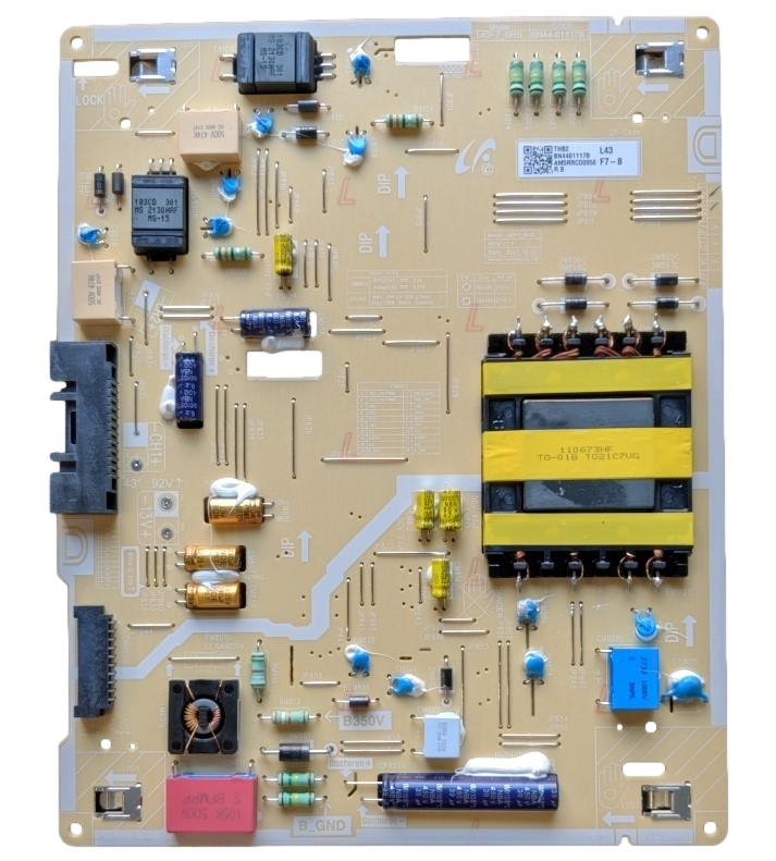 BN44-01117B Samsung Power Supply, L43F7_BHS, QN43LS03BAF AA01, QN43LS03BAFXZA