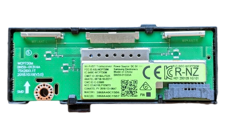 BN59-01333A Samsung Wifi Board, BN81-19682A, BN81-19742A, BN81-19927A, QN50LS03TAFXZA, QN82Q800TAFXZA, QN75LS03TAFXZA, QN65LS03TAFXZA, QN65Q800TAFXZA, QN43LS03TAFXZA