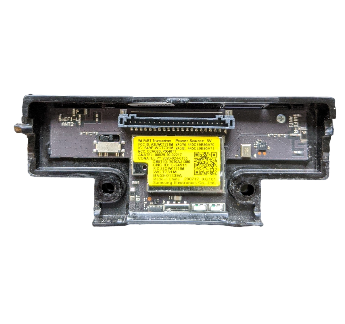 BN59-01339A Samsung WiFi, BN59-01339A, WCT731M, QN49Q80TAFXZA, QN65Q80TAFXZA, QN85Q80TAFXZA, QN85Q8DTAFXZA, QN55Q80TAFXZA, QN50Q8DTAFXZA