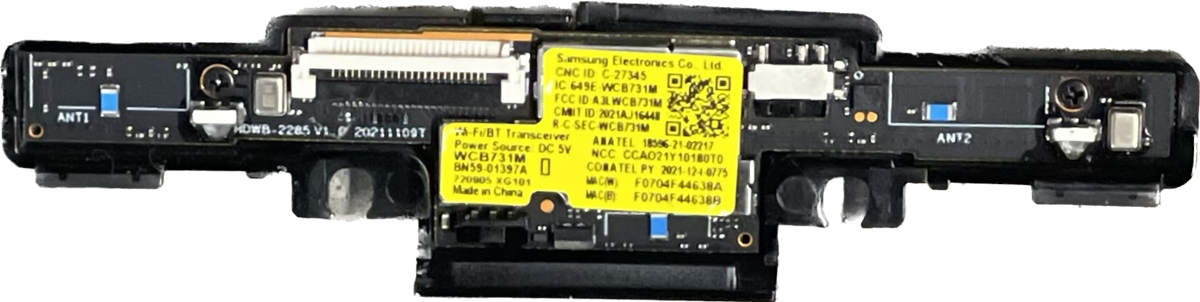 BN59-01397A SAMSUNG WIFI BLUETOOTH MODULE, QN75QN85BDFXZA BA01, QN75QN90BAFXZA CC02