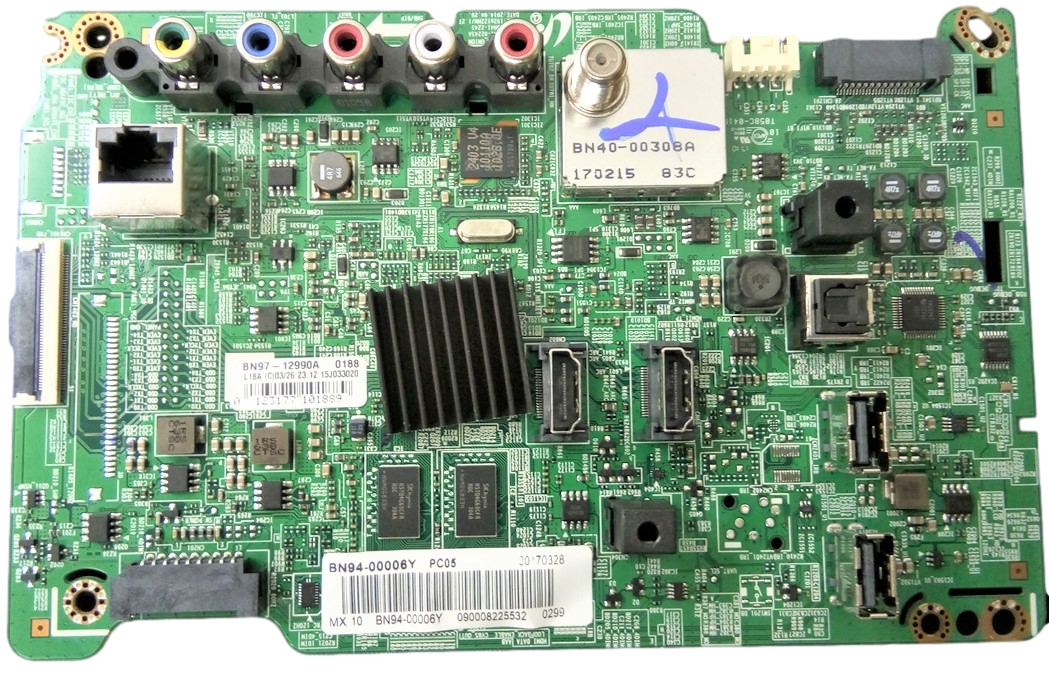 BN94-00006Y Samsung Main Board, BN97-12990A, BN41-02245A, UN50J6200AFXZA