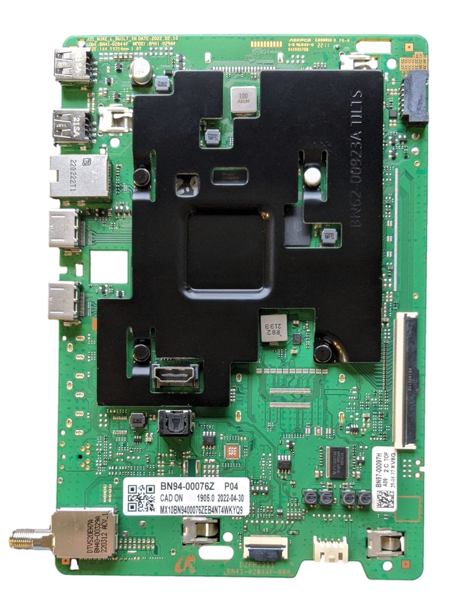 BN94-00076Z Samsung Main Board, BN41-02844F, BN97-00097H, QN70Q60AAF, QN70Q60AAFXZA