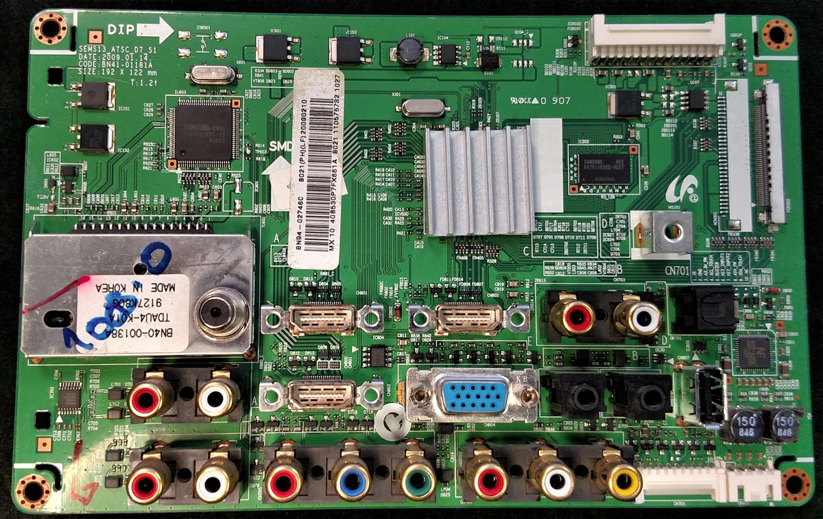 BN94-02746C Samsung TV Module, main board, BN41-01181A, BN97-03324C, LN40B530P7FXZA