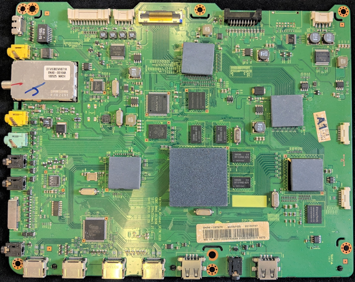 BN94-02757G Samsung Main Board, BN97-03971D, BN41-01365B, UN46C7100WFXZA