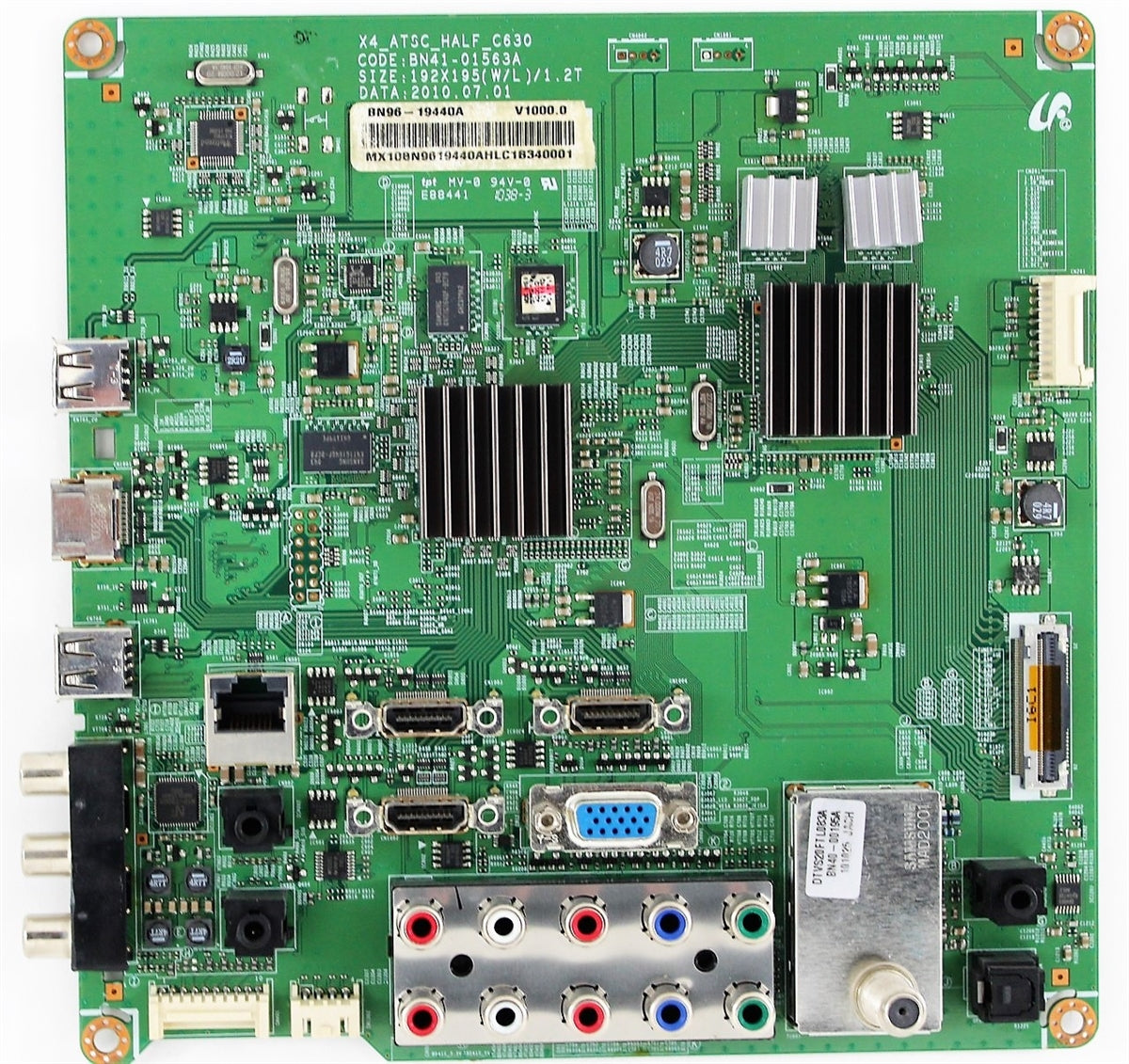 BN94-04228D Samsung Main Board, BN97-0S155C, LN46D630M3FXZA