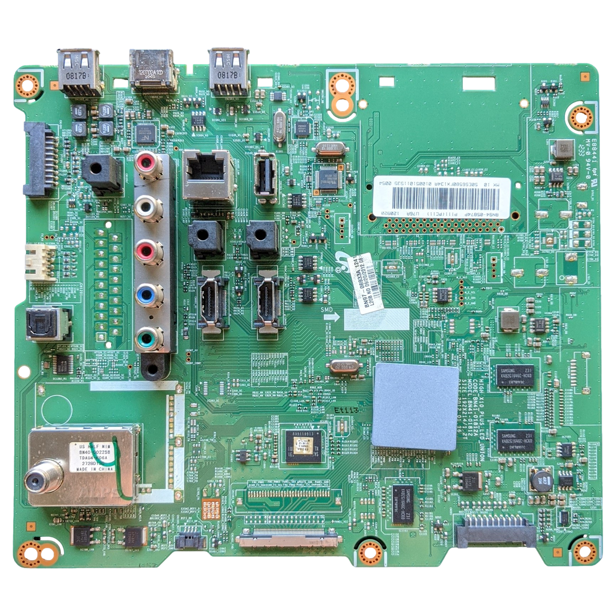 BN94-05874P Samsung Main Board, BN41-01812A, BN97-06933A, UN50ES6580FXZA