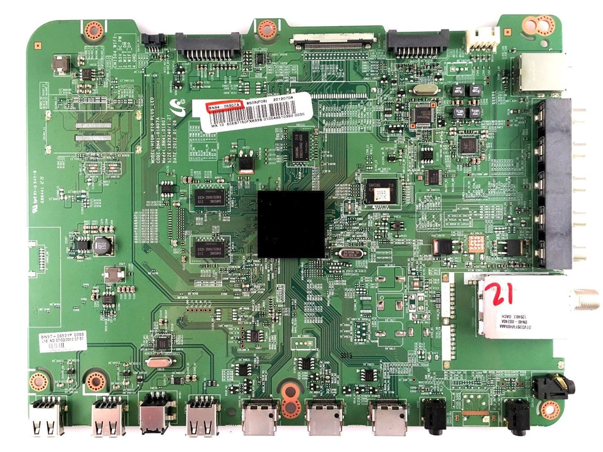 BN94-05907A Samsung TV Module, main board, BN41-01807A, BN97-06531P, UN60ES7150FXZA