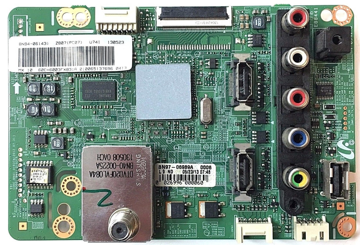 BN94-06143E Samsung TV Module, main board, BN41-01937B, BN97-06989B, UN60EH6003FXZA