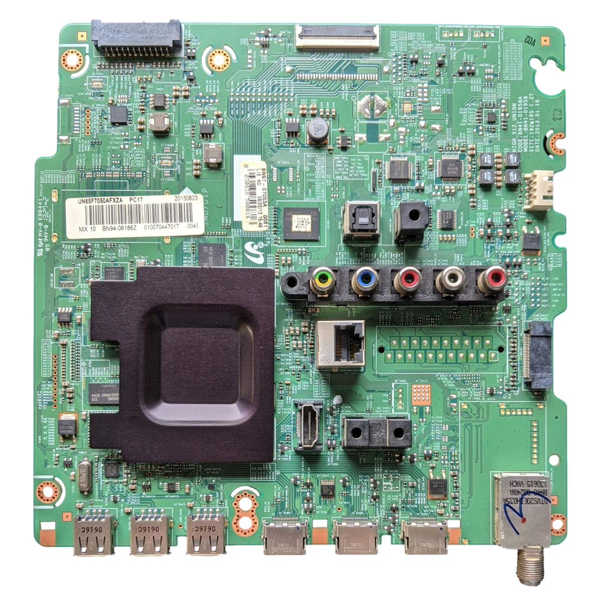 BN94-06186Z Samsung Main Board, BN97-07053A, BN41-01958A, UN65F7050AFXZA