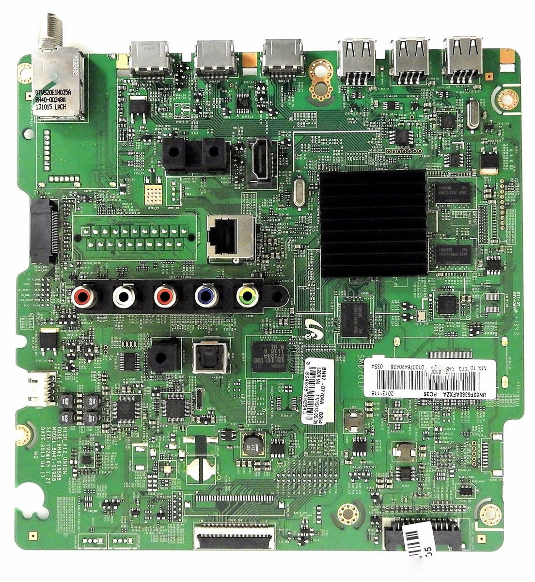 BN94-06740H Samsung Main Board, BN97-07704A, BN41-01958B, UN50F6350AFXZA