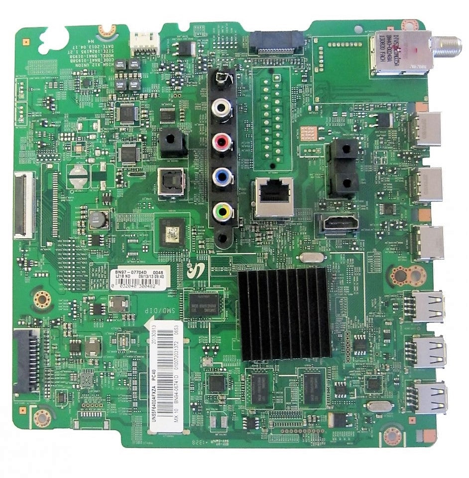 BN94-06741D Samsung TV Module, main board, BN41-01958B, BN97-07704D, BN97-07019Q, UN55F6400AFXZA