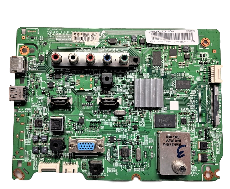 BN94-07084A Samsung Main Board, BN97-06887X, BN41-01944A, LH46HDBPLGA/ZA