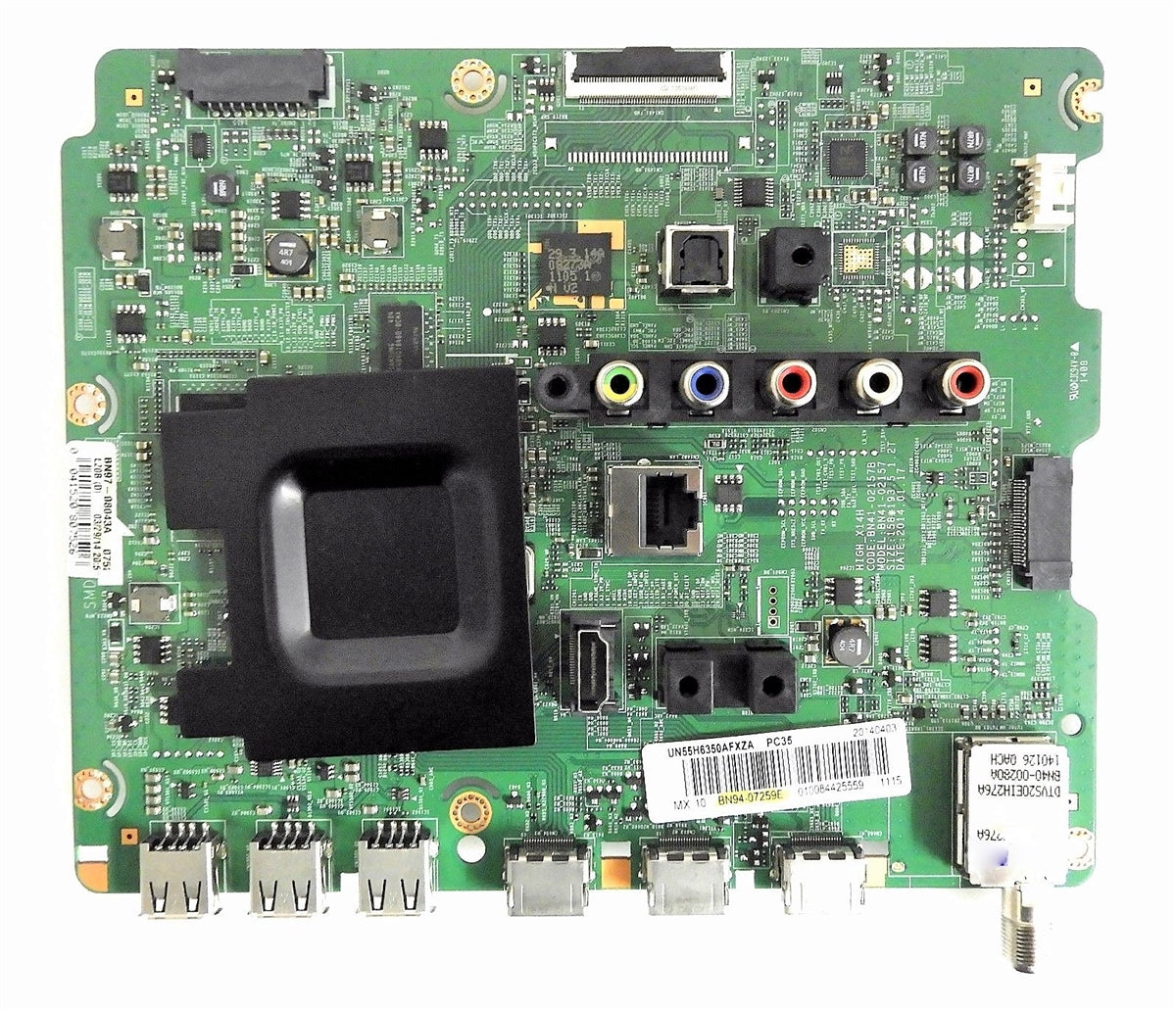 BN94-07259E Samsung TV Module, main board, BN41-02157B, BN97-08043A, UN55H6350AFXZA