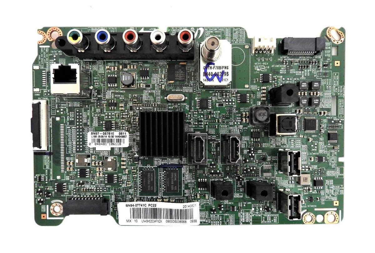 BN94-07741C Samsung Main Board, BN97-08781E, BN41-02245A, UN46H5203AFXZA, UN46H5203AFXZC