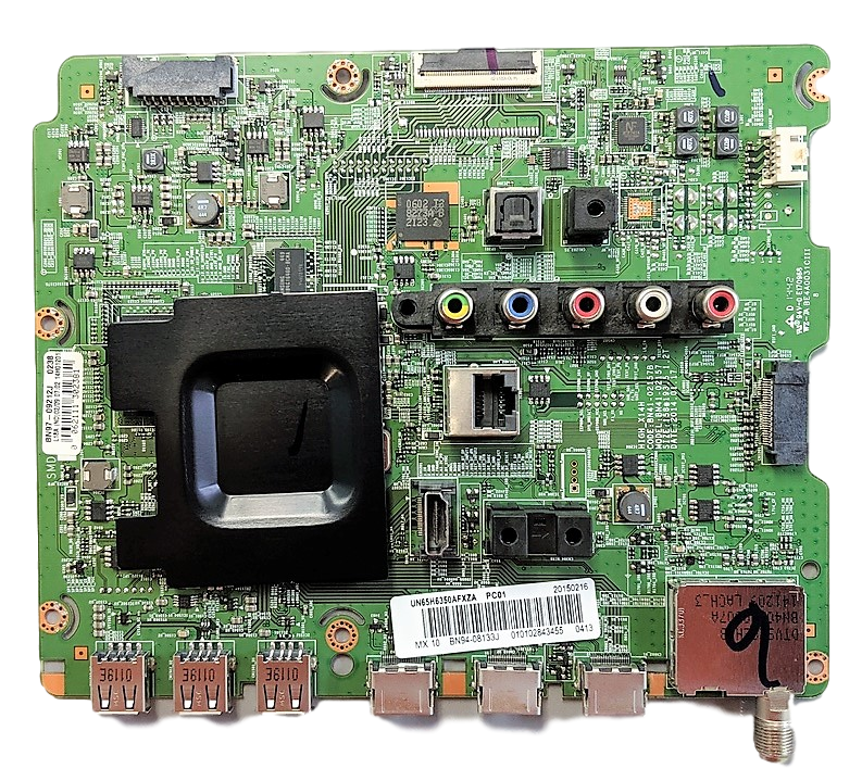 BN94-08133J Samsung Main Board, BN97-09212J, BN41-02157B, UN65H6350AFXZA