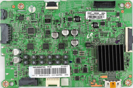 BN94-09147G Samsung Main Board, BN97-10026E, BN41-02328B, UN65JS9500FXZA, UN65JS9500FXZA TS01, UN65JS9500FXZC