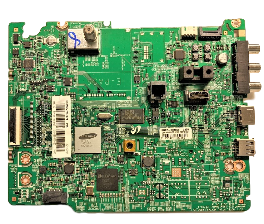 BN94-10166T Samsung Main Board, BN97-09386T, BN41-02532A, HG55NE477BFXZA