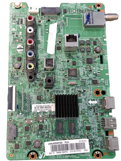 BN94-10437A Samsung Main Board, BN97-09305G, BN41-02307B, UN50J5200, UN50J5201, UN50J5200AFXZA, UN50J5200AFXZA DD02