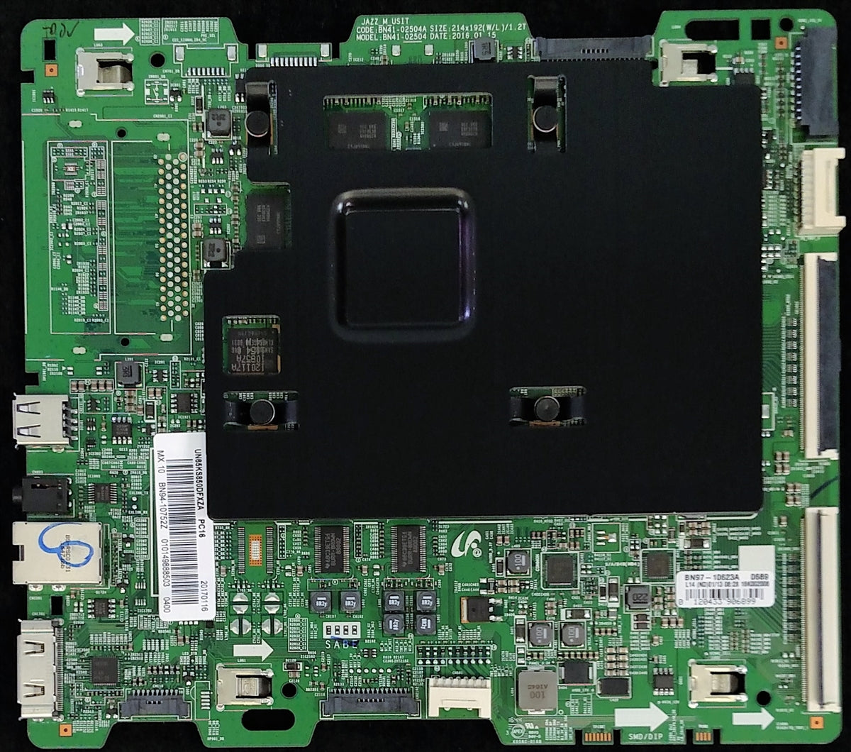 BN94-10752Z Samsung Main Board, BN97-10623A, BN41-02504A, UN65KS850DFXZA, UN65KS8000FXZA