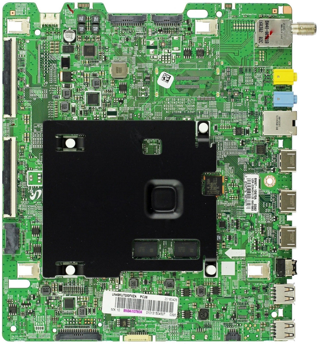 BN94-10780A Samsung Main Board, PCB-Main, BN97-10970A, BN41-02528A, UN49KU7000FXZA, UN49KU7000FXZA FA01