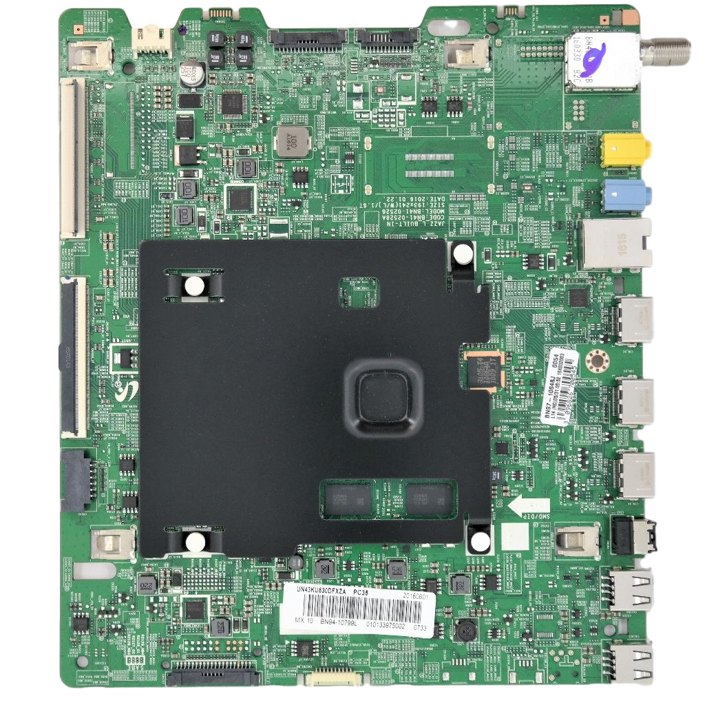 BN94-10799L Samsung Main Board, BN97-10648J, BN41-02528A, UN43KU630DFXZA