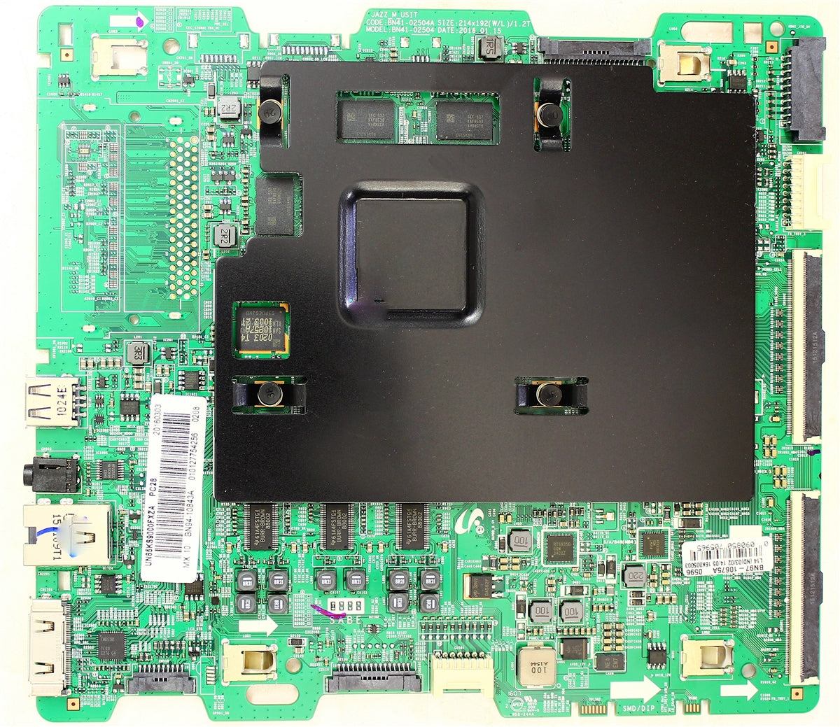 BN94-10843A Samsung Main Board, BN97-10675A, BN41-02504A, UN65KS9000FXZA, UN65KS9000FXZC, UN65KS9000FXZA FA01