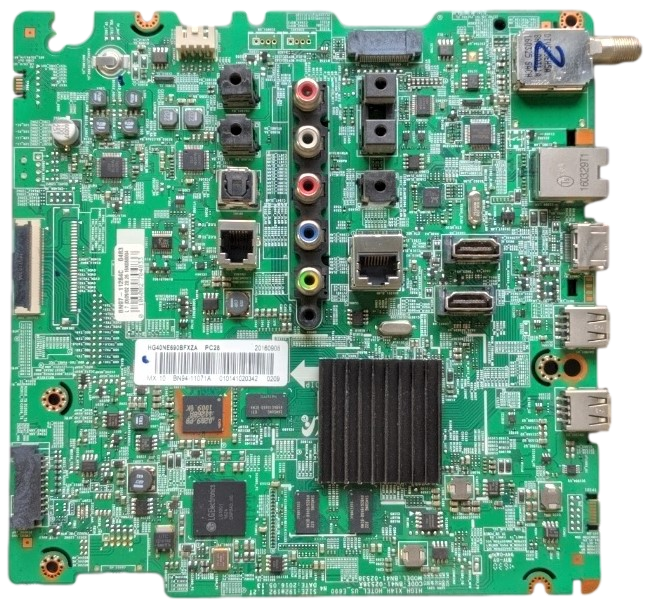 BN94-11071A Samsung Main Board, BN94-11071A, BN97-11284C, BN41-02538, BN41-02538A, HG40NE690BF, HG40NE690BFXZA