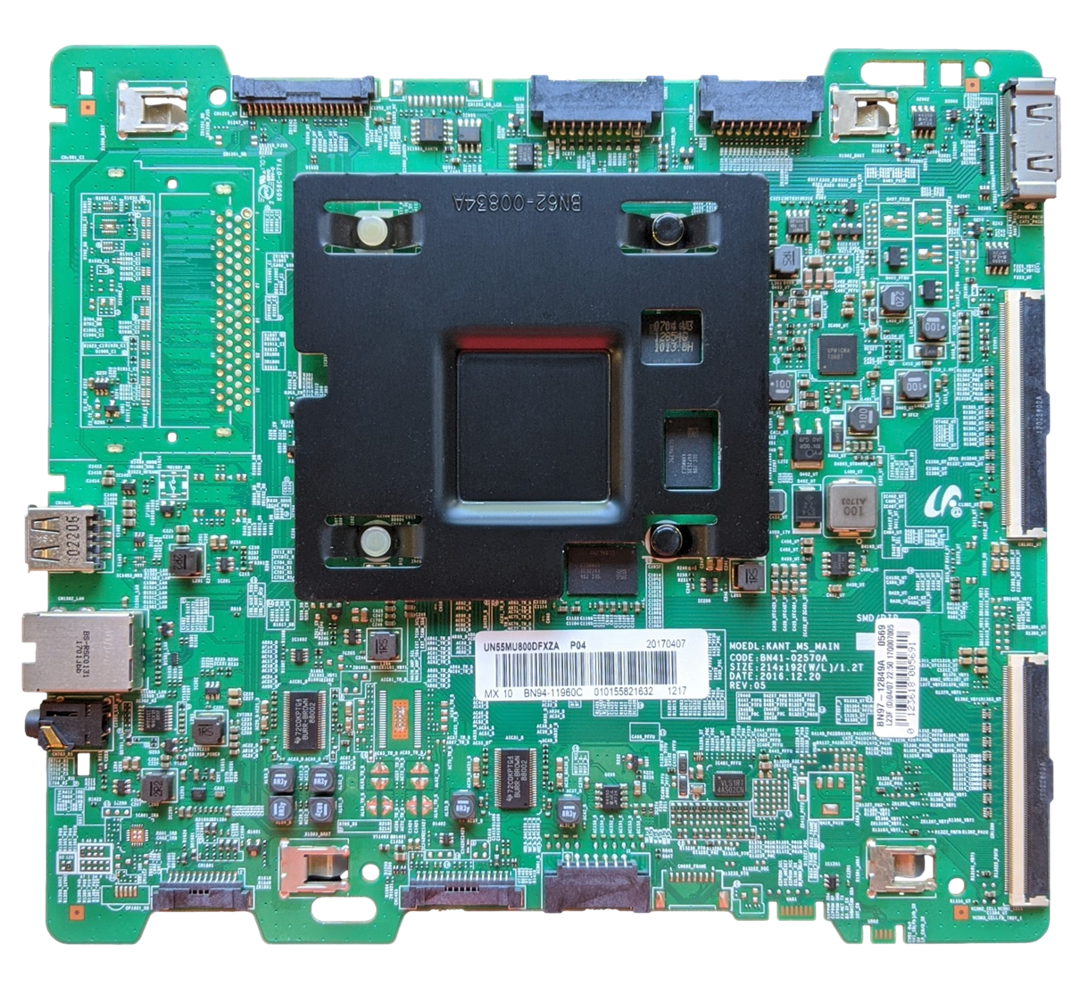 BN94-11960C Samsung Main Board, BN94-11960C, BN97-12849, BN41-02570A, UN55MU800DFXZA